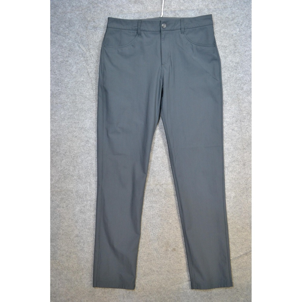 Vuori Meta Pants Mens 32x30 Gray Performance Slim Fit Hiking Travel Outdoor V430